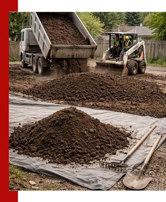 Грунт для отсыпки участка с доставкой в Стрежевом