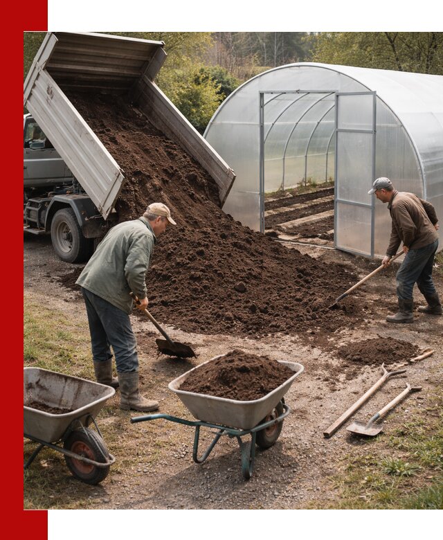 Грунт для теплицы с доставкой в Стрежевом — плодородный субстрат под растения