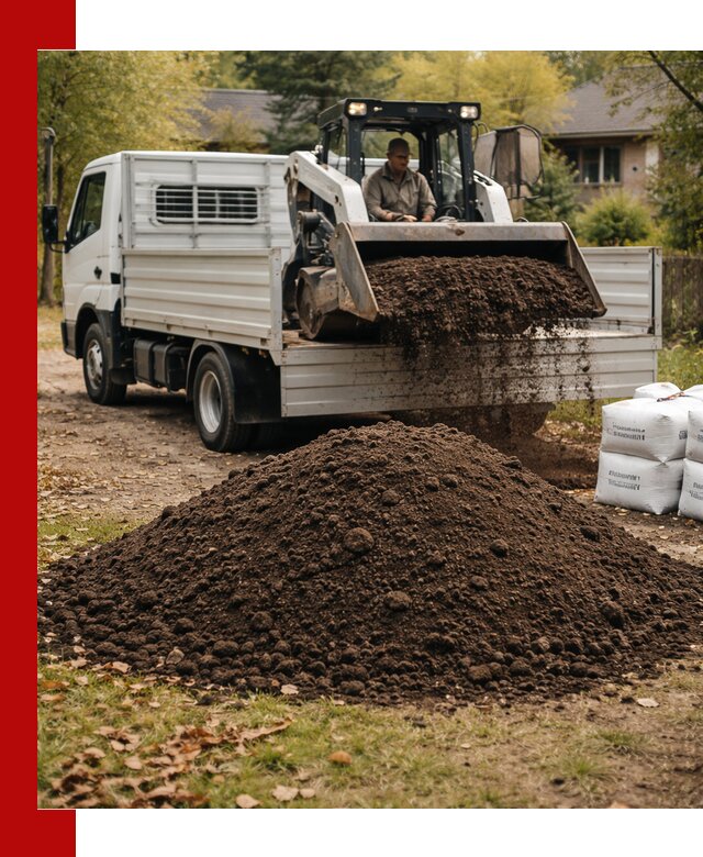 Доставка садовой земли в больших объёмах в Стрежевом