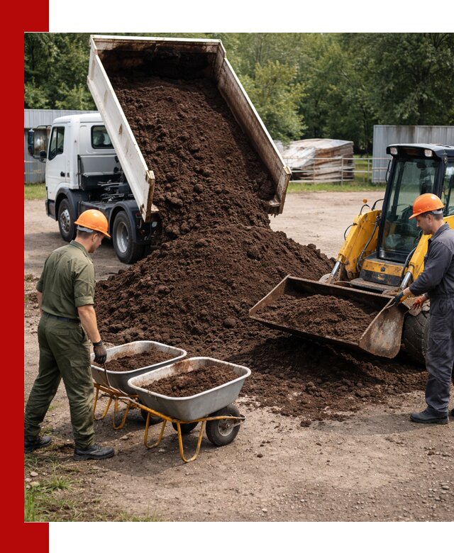 Доставка торфо-земляной смеси в Стрежевом для огорода и ландшафта