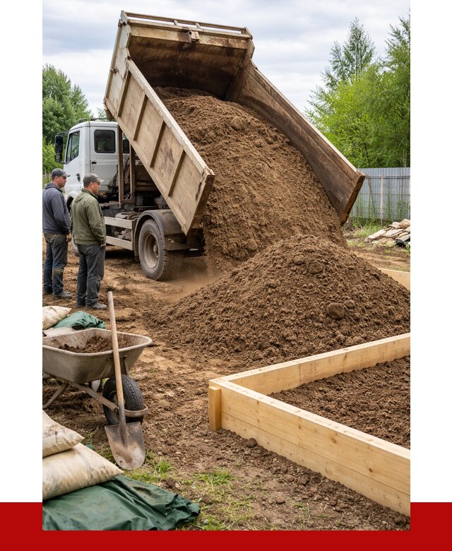 Торфо песчаная смесь в Стрежевом с доставкой от 1886 р. | ПРОНЕРУДСтж