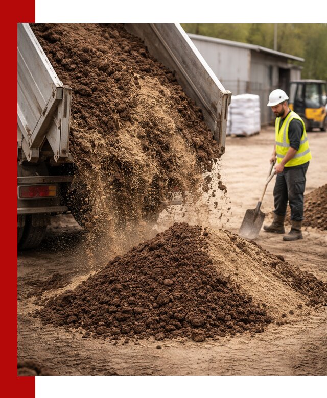 Доставка торфо-песчаной смеси в Стрежевом для строительства и озеленения