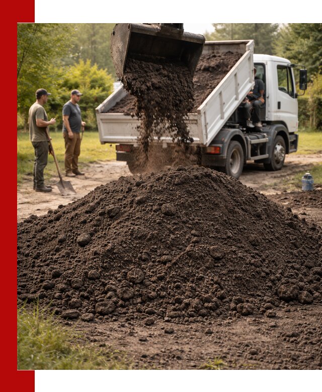 Доставка и продажа чернозема в Стрежевом оптом и в розницу