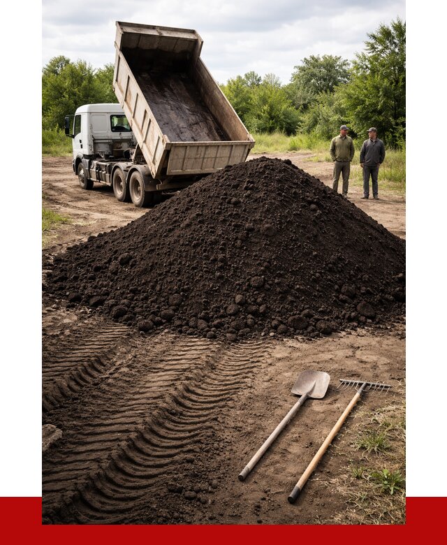 Купить чернозем навалом в Стрежевом от 1223 р. за куб | ПРОНЕРУДСтж
