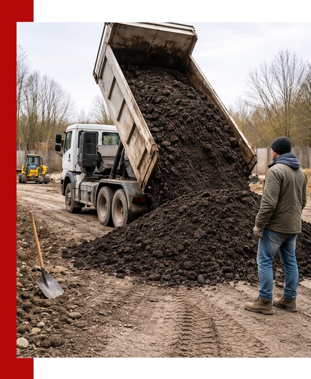 Доставка чернозема навалом в Стрежевом быстро и выгодно