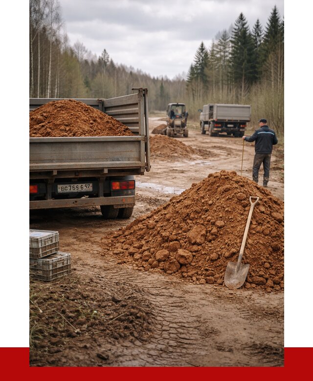 Глина и суглинки в Стрежевом от 4588 р. за куб | ПРОНЕРУДСтж