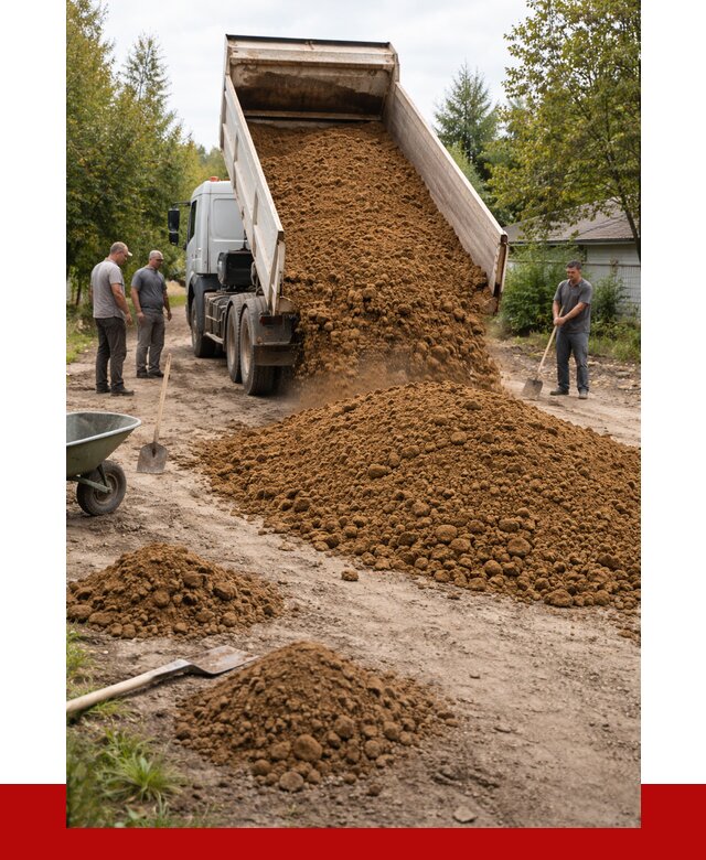 Купить суглинок с доставкой в Стрежевом от 2549 р. за куб | ПРОНЕРУДСтж