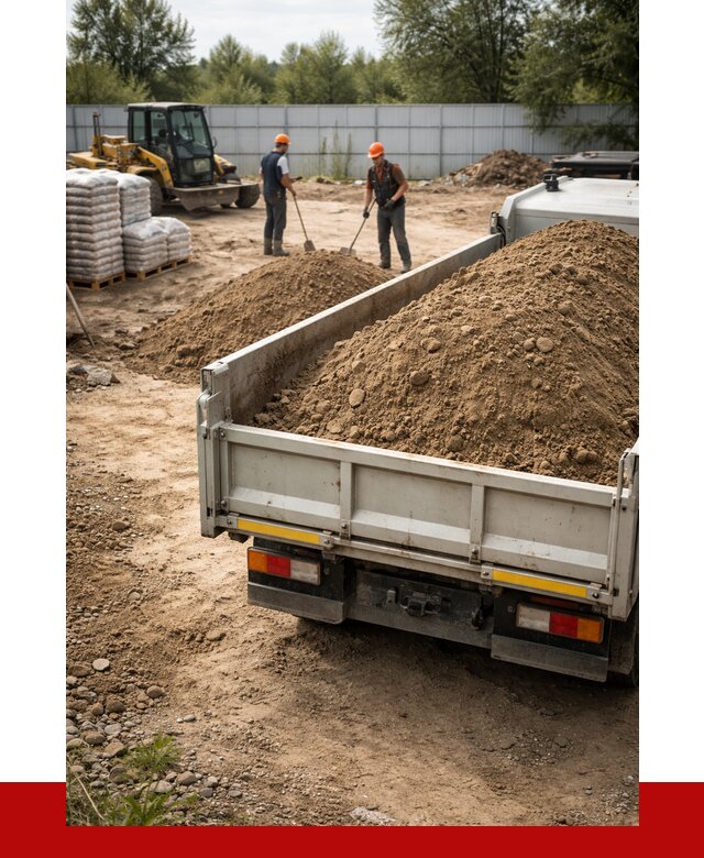 Супесь с доставкой в Стрежевом от 2498 р. за куб | ПРОНЕРУДСтж