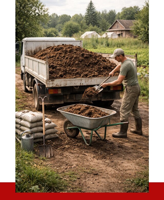 Купить коровий навоз с доставкой в Стрежевом от 1835 р. | ПРОНЕРУДСтж