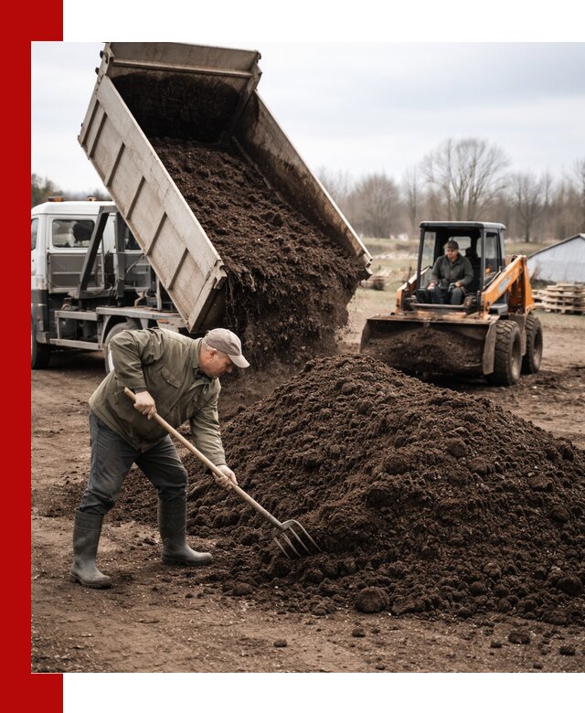 Доставка и продажа перегноя в Стрежевом быстро и дешево