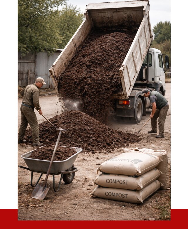 Купить компост в Стрежевом от 4282 р. за куб с доставкой | ПРОНЕРУДСтж