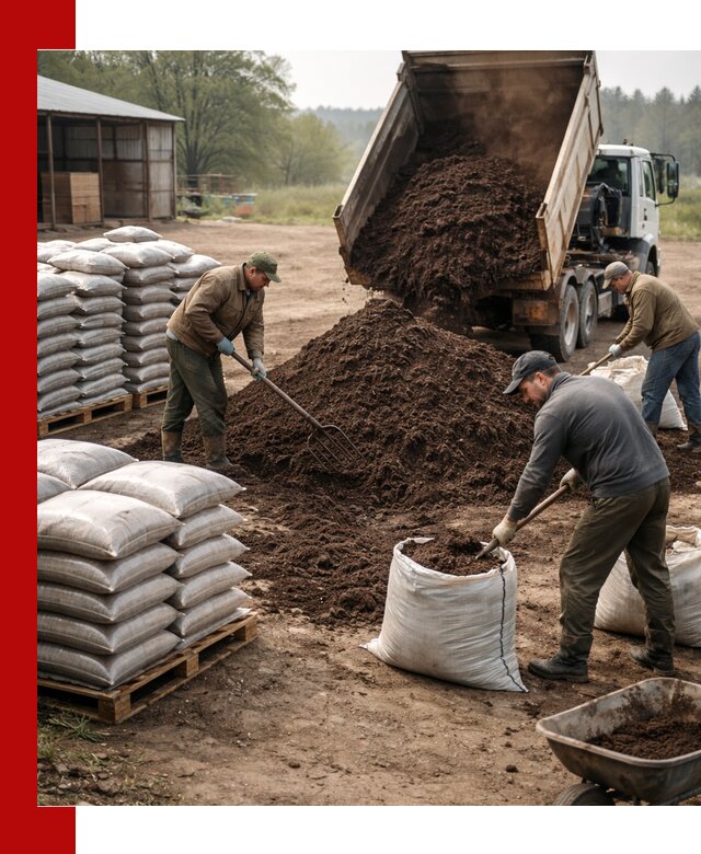 Доставка компоста оптом и в розницу в Стрежевом