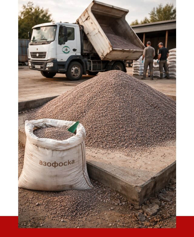 Купить азофоска в Стрежевом с доставкой от 1223 р. за куб | ПРОНЕРУДСтж