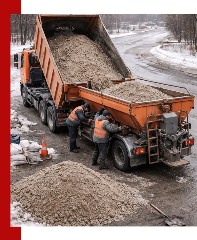 Поставка и вывоз пескосоля в Стрежевом оптом и в розницу