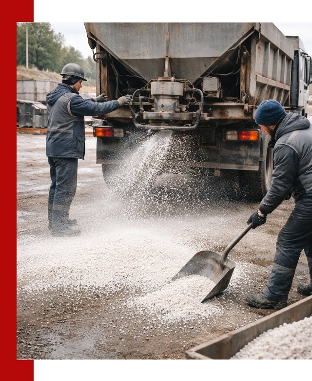 Доставка и продажа хлористого кальция в Стрежевом