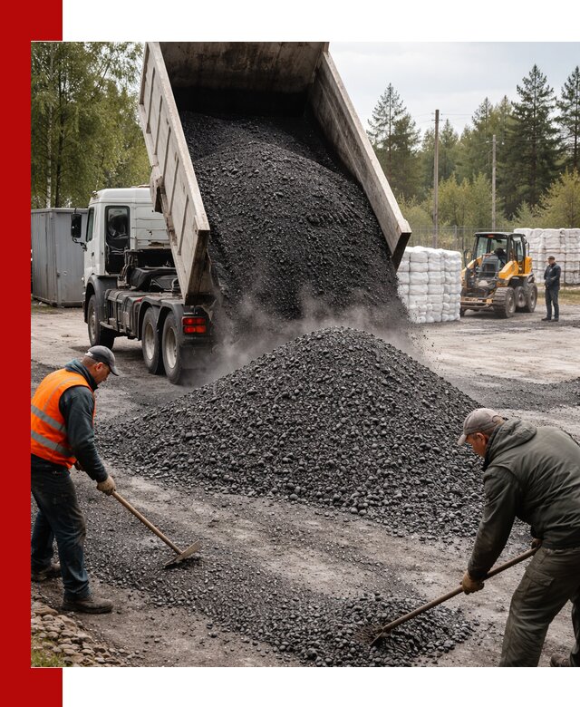 Доставка и продажа асфальтного гранулята в Стрежевом