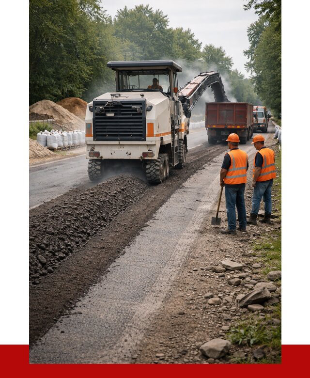 Фрезерованный асфальт в Стрежевом от 2243 р./куб. | ПРОНЕРУДСтж