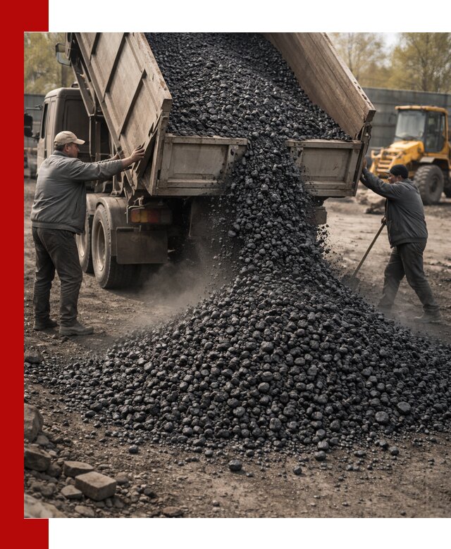 Доставка угля семечка самосвалами в Стрежевом