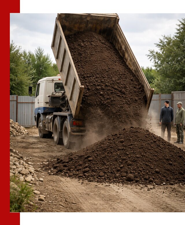 Доставка самосвалом 10 кубов в Стрежевом быстро и надёжно