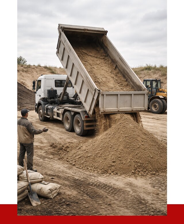 Доставка самосвалом 20 кубов в Стрежевом от 7646 р. | ПРОНЕРУДСтж