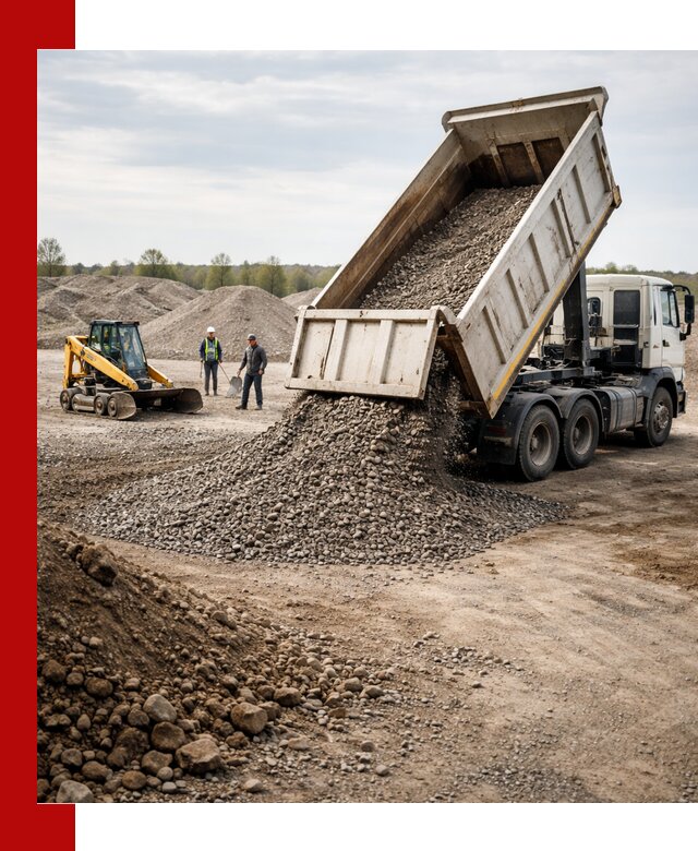 Доставка самосвалом 25 м³ в Стрежевом быстро и надежно