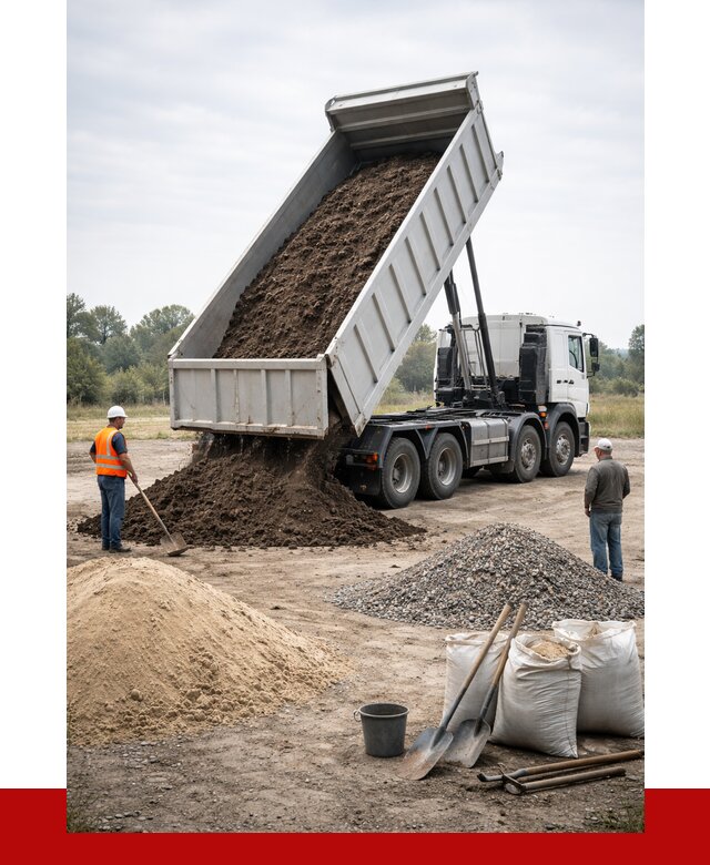 Доставка самосвалом 30 кубов в Стрежевом от 8666 р. | ПРОНЕРУДСтж