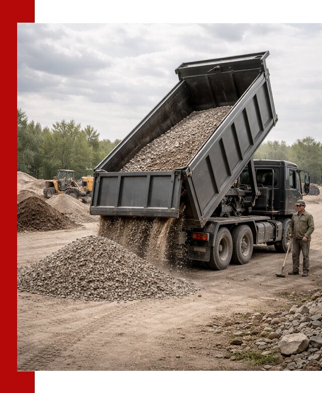 Доставка самосвалом 30 м3 по выгодным ценам в Стрежевом