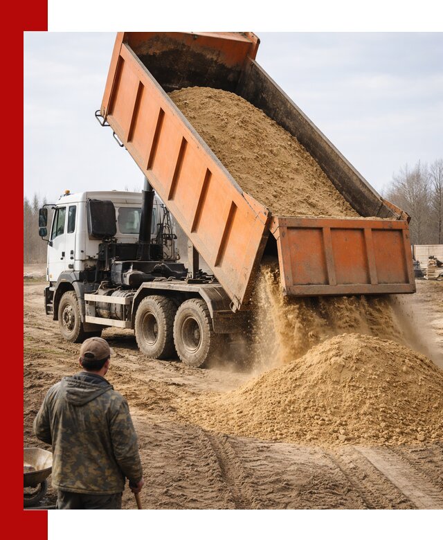 Аренда самосвала 20 тонн для перевозки грузов в Стрежевом