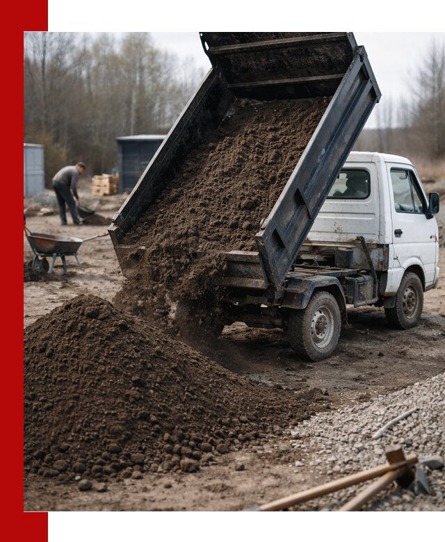 Аренда минисамосвала в Стрежевом для доставки сыпучих материалов