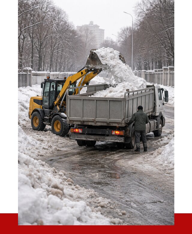 Вывоз снега с погрузкой в Стрежевом от 3568 р. ПРОНЕРУДСтж