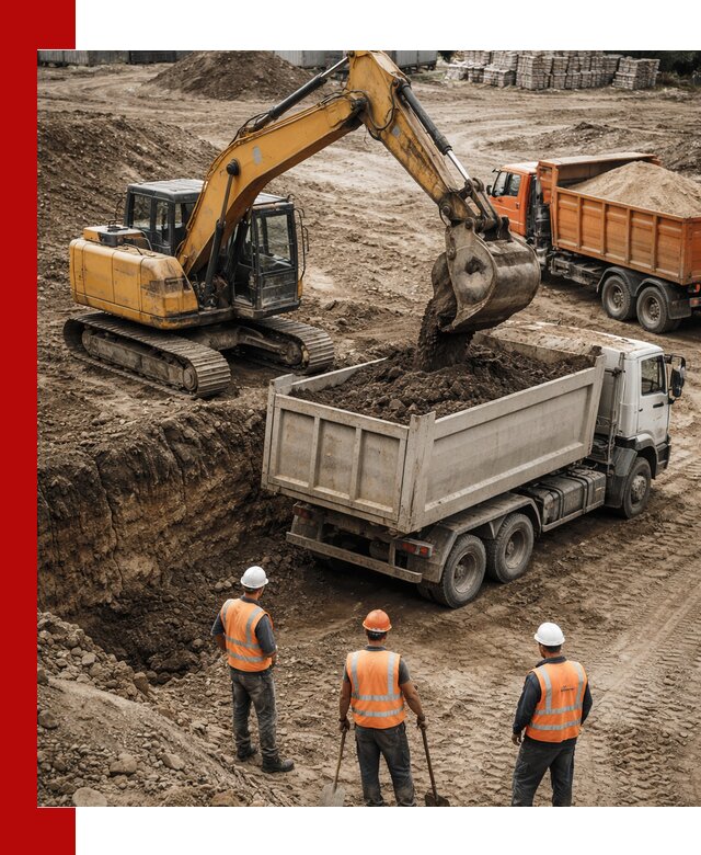 Разработка грунта для строительства и благоустройства в Стрежевом