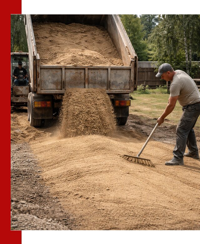 Отсыпка участка песком в Стрежевом быстро и качественно