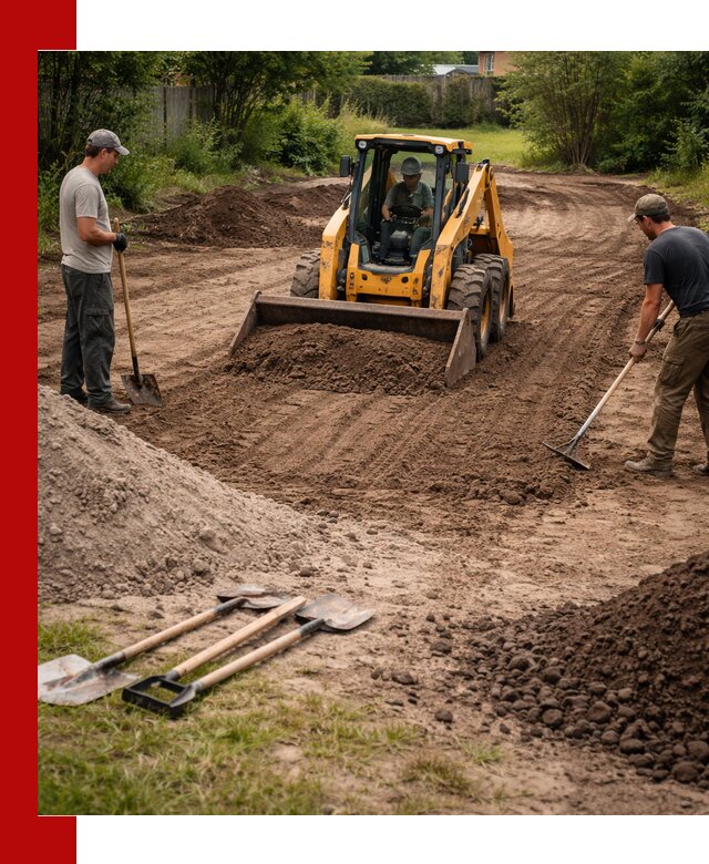 Планировка участка грунтом с вывозом и доставкой в Стрежевом
