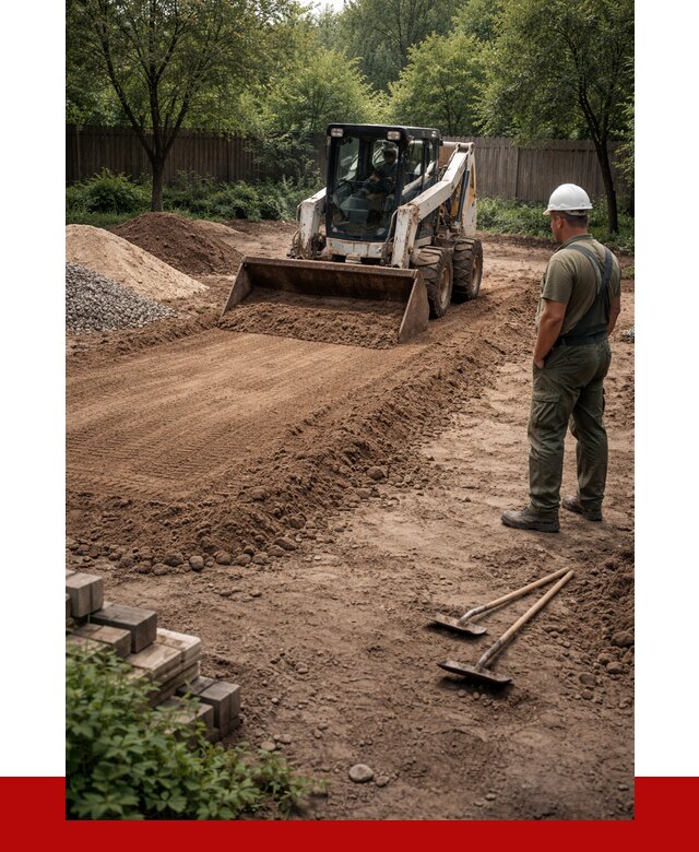 Выравнивание участка под ключ в Стрежевом от 3568 р. | ПРОНЕРУДСтж